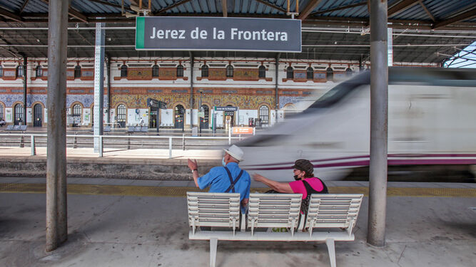 Estación de trenes de Jerez.