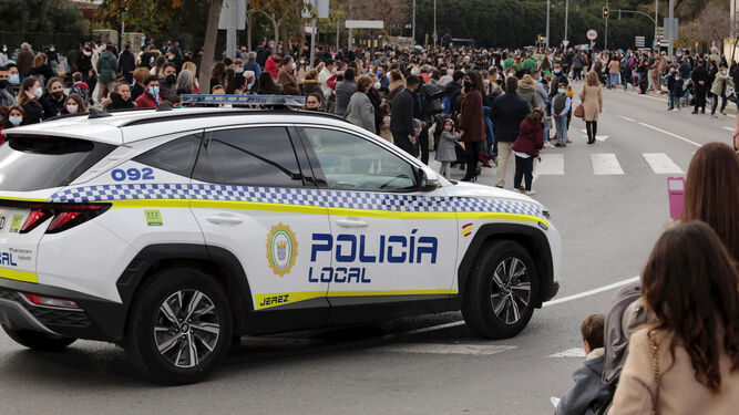 Un vehículo de la Policía Local de Jerez en una imagen reciente