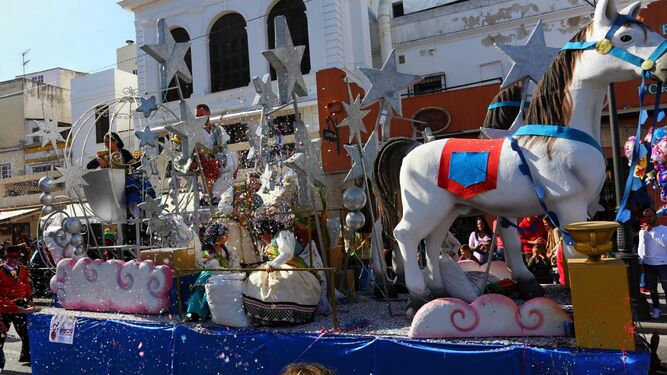 La carroza de coquineras y coquineros del Carnaval 2020.