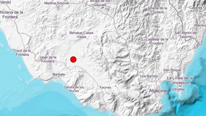 El terremoto se registró en las cercanías de la antigua Laguna de la Janda.