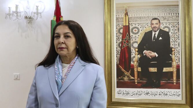 La embajadora marroquí en España Karima Benyaich