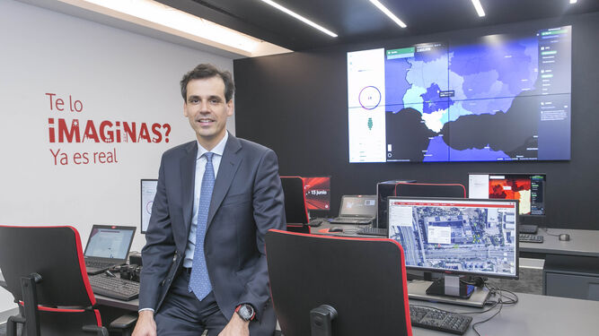 Rafael Alcaide, director territorial de Vodafone en Andalucía.