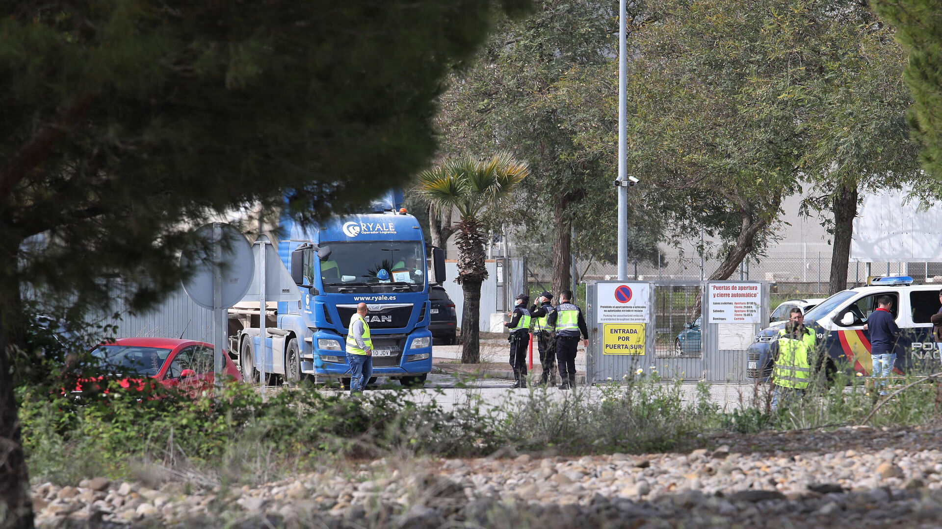Siguen los paros de los transportistas de Plataforma en Jerez