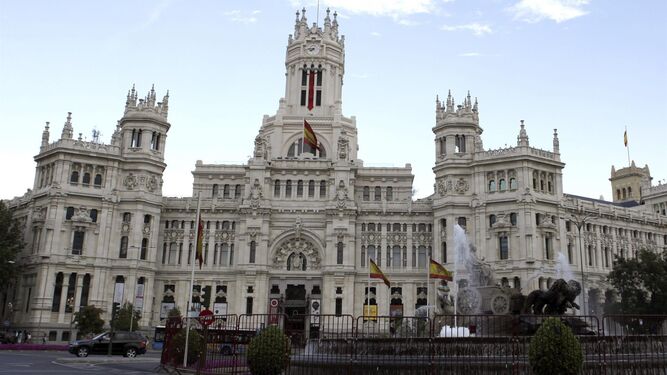 El Palacio de Cibeles, sede del Ayuntamiento de Madrid
