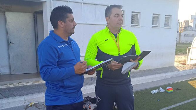 Miguel Mateos y José Manuel Cadenas, nuevos técnicos del Jerez Industrial.