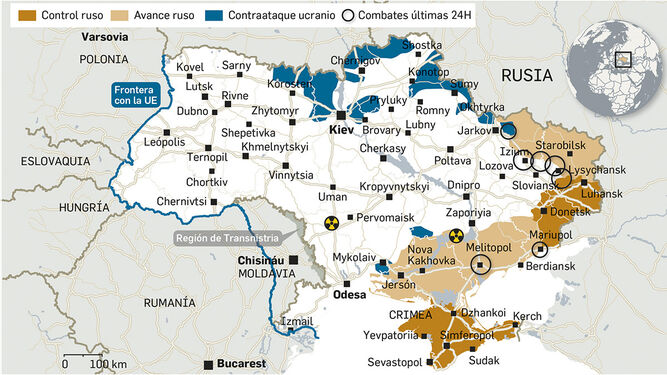 La guerra en Ucrania, a 10 de mayo.