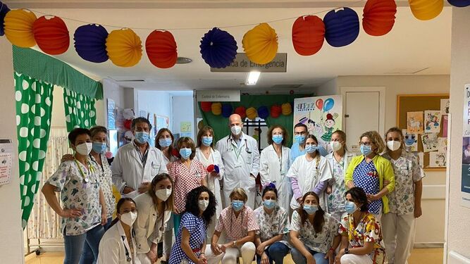 Imagen de la unidad de pediatría del Hospital de Jerez