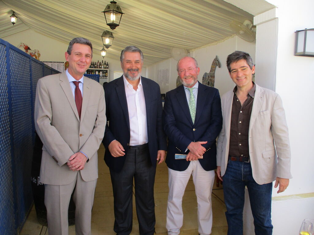 Miguel Berraquero, Ignacio Roman&iacute;, Cayetano G&oacute;mez y Paco Reyero.