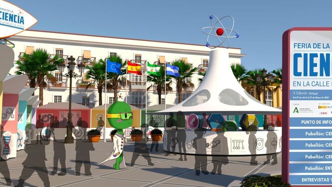Página web de la Feria de la Ciencia en la calle de Jerez.