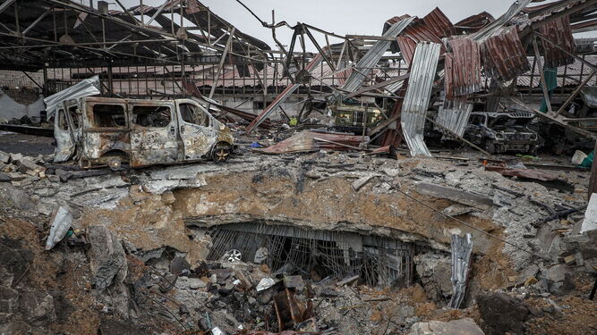 Destrucción en Ucrania.