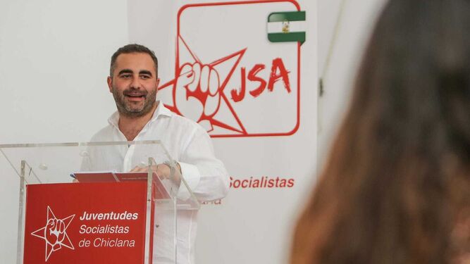 Fede Díaz, el nuevo secretario general de  Juventudes Socialistas de Chiclana.