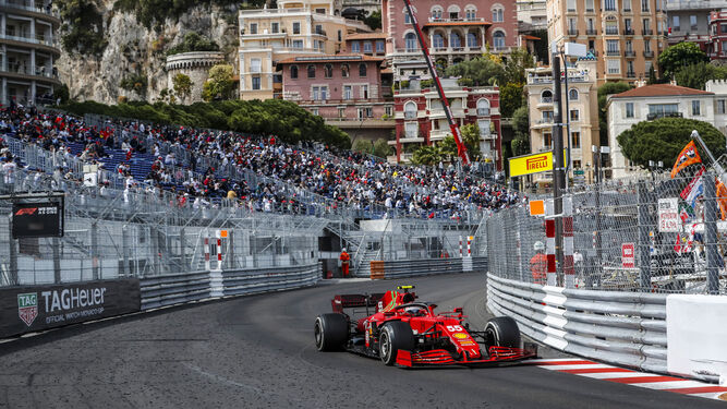 Carlos Sainz fue segundo el año pasado en Montecarlo ya con Ferrari.