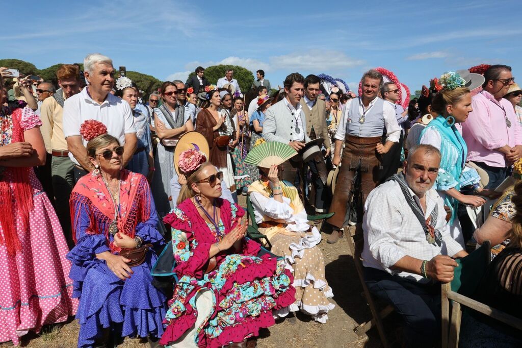 Misa de romeros de las hermandades de Jerez y El Puerto en Marismillas