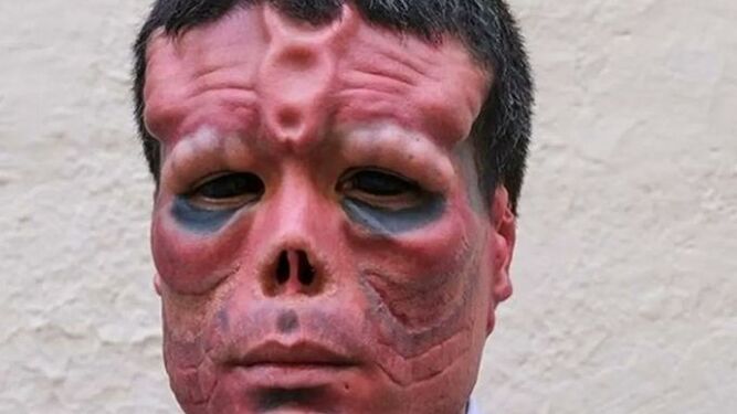 El venezolano Henry Damon, convertido en la vida real en Red Skull