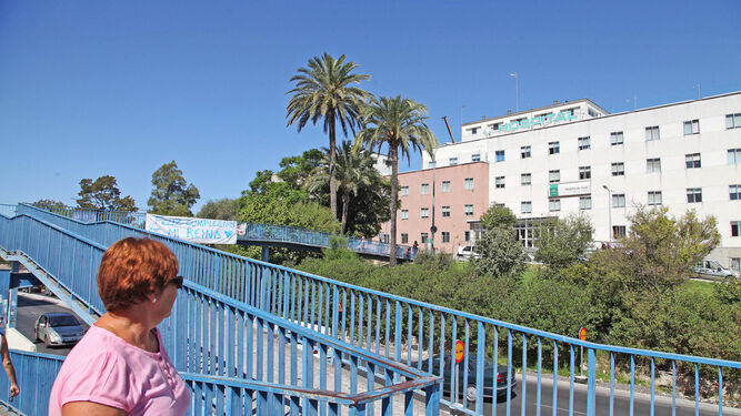 Acceso a la Maternidad del Hospital de Jerez en una imagen de archivo.