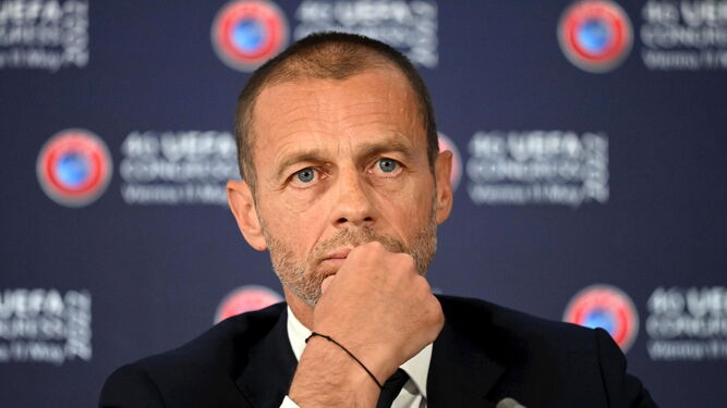 El presidente de la UEFA, Aleksander Ceferin