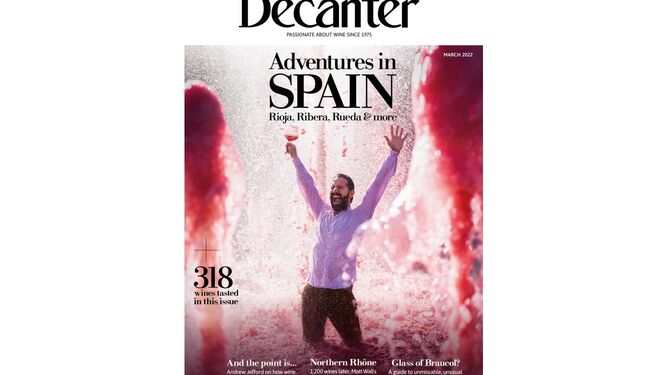 Portada del último número de la revista, dedicada al vino español