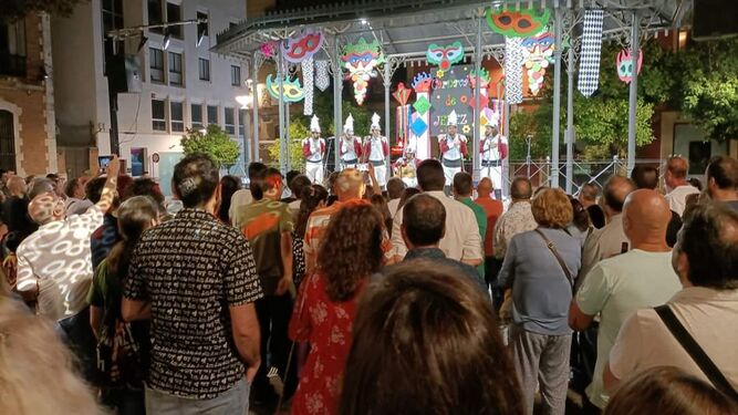Público asistente a una de las actuaciones de las Veladas Carnavalescas.