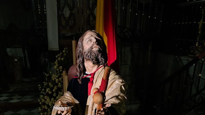 El Apóstol Santiago de la hermandad de la Sagrada Cena.