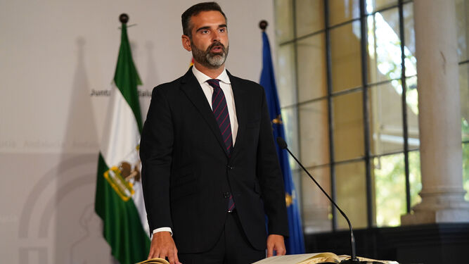 Ramón Fernández-Pacheco, consejero de ostenibilidad, Medio Ambiente y Economía Azul y Portavoz de la Junta Andalucía.