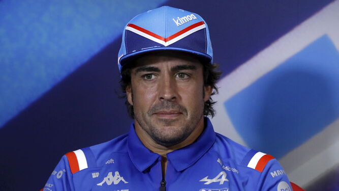 Fernando Alonso, en una reciente rueda de prensa.