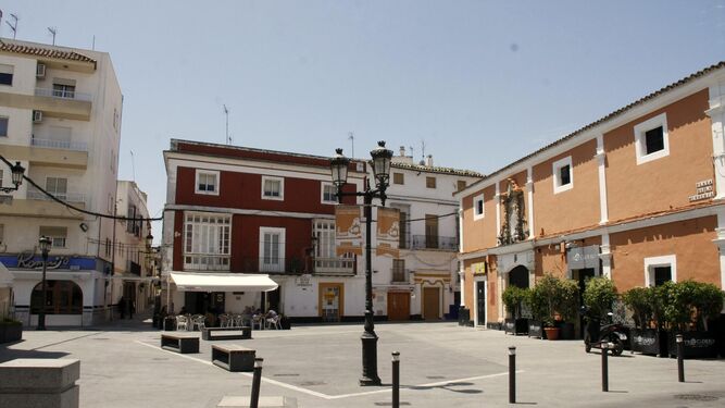 Una imagen de la Plaza de la Herrería, donde se encuentra la discoteca en la que se denuncian los hechos.