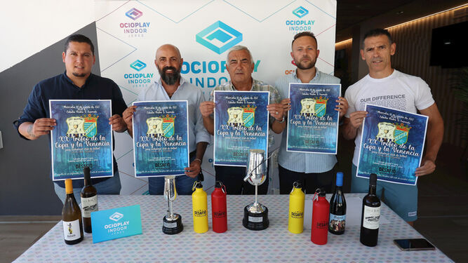 El cartel del XX Trofeo de la Copa y la Venencia ha sido presentado en Ocio Play Indoor.