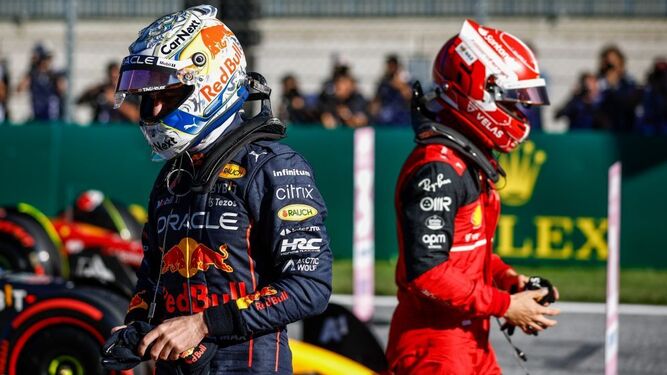 El GP de Bélgica vivirá un nuevo episodio en la lucha entre Max Verstappen y Charles Leclerc.