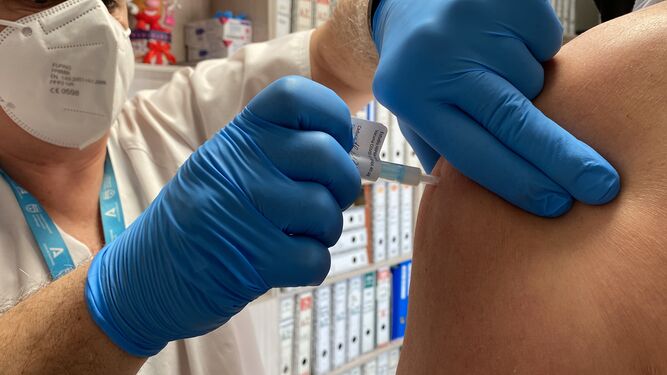 Proceso de vacunación frente a la gripe.