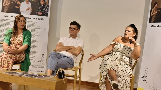 María Marín, Chema Blanco y Pastora Galván