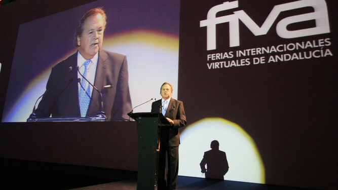 El ex presidente de Invercaria Tomás Pérez-Sauquillo, durante la presentación de Fiva.
