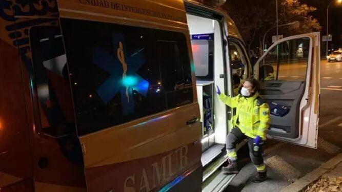 Una ambulancia del SAMUR de Madrid. / EP