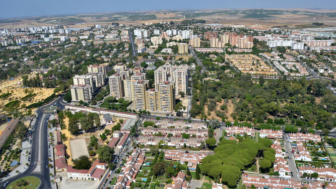La zona residencial de El Bosque, Jacaranda y El Altillo, una de las zonas con más renta de Jerez.
