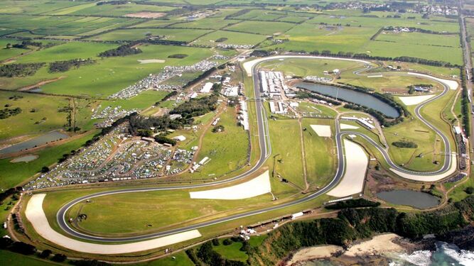 El trazado de Phillip Island acoge la 18ª prueba del Mundial de MotoGP.
