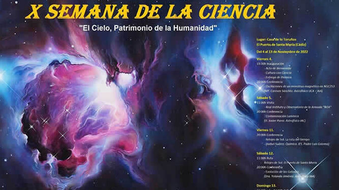 Cartel de la Semana de la Ciencia.