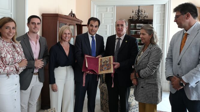 Visita reciente del consejero de Justicia, José Antonio Nieto, al Colegio de Abogados de Jerez.