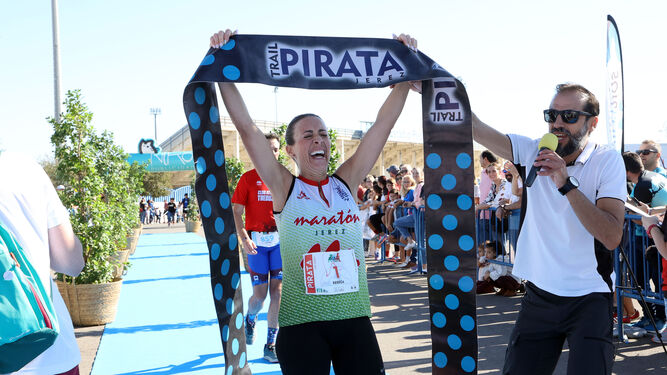 Rebeca González ha logrado su tercera Trail Pirata, la segunda consecutiva.