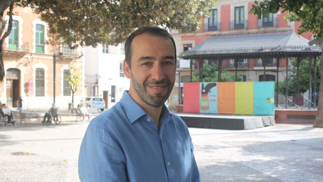 Santiago Casal, portavoz de la Gestora de AxSí en Jerez.