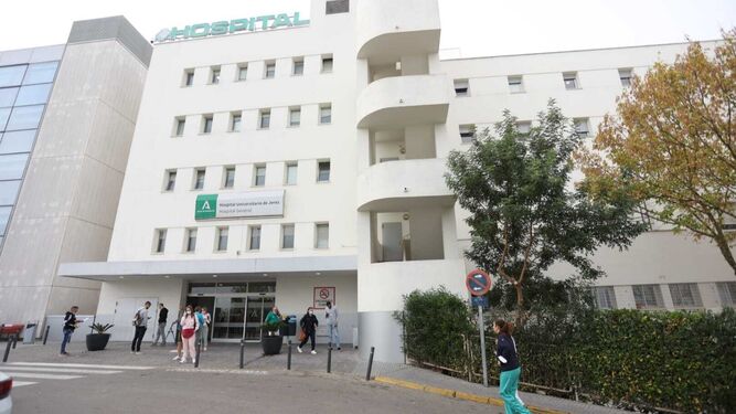 Acceso al Hospital de Jerez.
