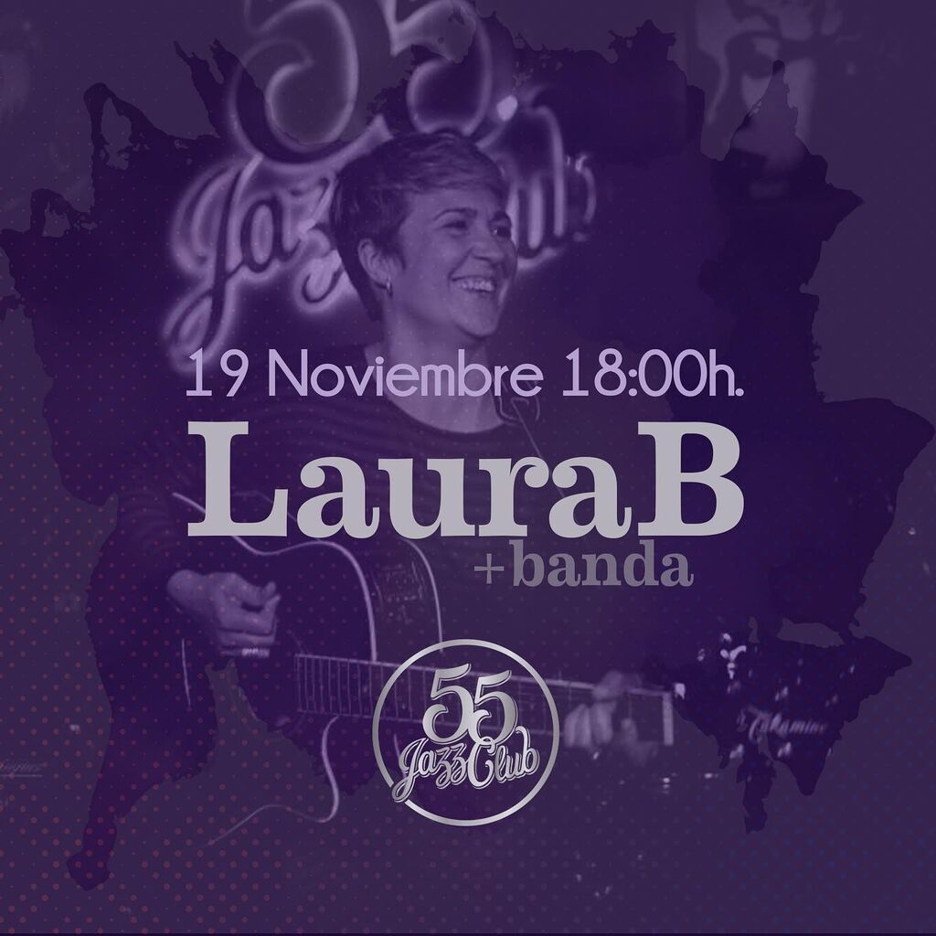 Concierto de Laura B + banda en el 55
