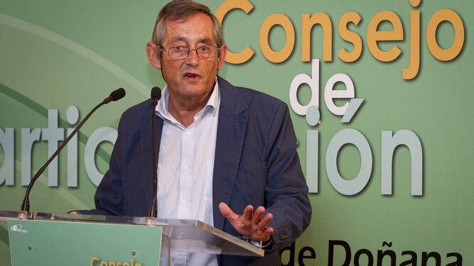 Miguel Delibes, presidente del Consejo de Participación del Espacio Natural de Doñana.