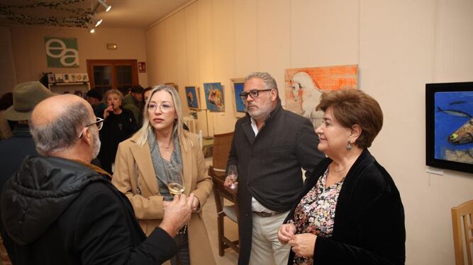 Inauguración de la exposición de Fernando Toro en la Sala Espacio Abierto Jerez.