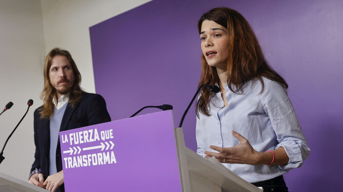 Isa Serra. portavoz de Unidas Podemos