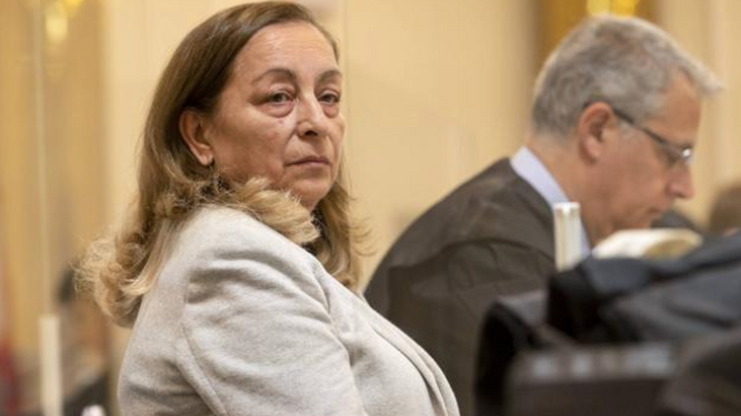 Carmen Merino durante una sesión del juicio
