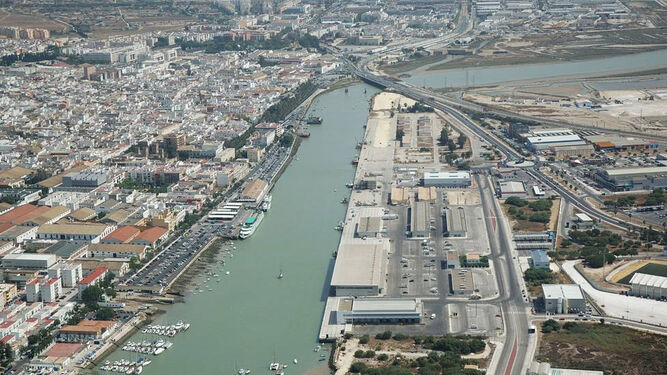 Una vista aérea del término municipal portuense.