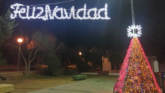 Iluminación navideña en Cuartillos.