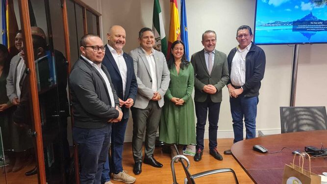 Visita de la delegación de Honduras a Faecta.