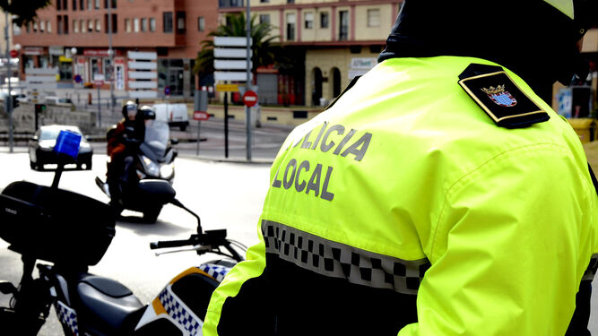 Imagen de archivo de un agente de la Policía Local de Jerez
