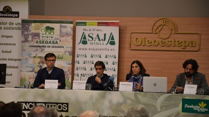 Mesa redonda en la jornada de Asaja Sevilla.