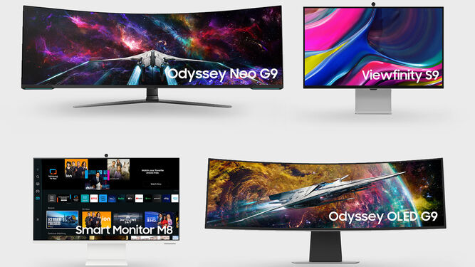 Samsung presenta sus nuevas líneas de monitores Odyssey, ViewFinity y Smart Monitor